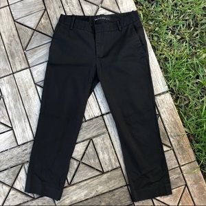 Zara Black Dressy Cropped Pants Size 4